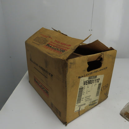 Baldor VEM31112 .75HP AC Electric Motor 3Ph 230/460V 1730RPM 56C Frame NEW