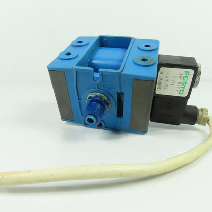 Festo MFHE-3-1/4-B Pneumatic Solenoid Valve 1/4" NPT 145PSI 10Bar 24V