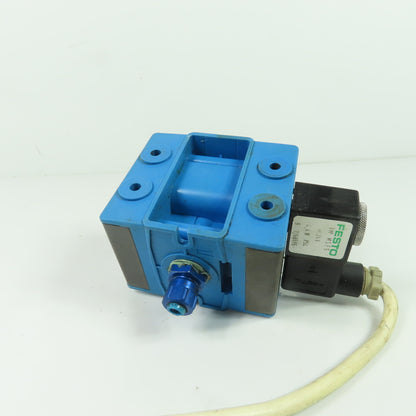 Festo MFHE-3-1/4-B Pneumatic Solenoid Valve 1/4" NPT 145PSI 10Bar 24V