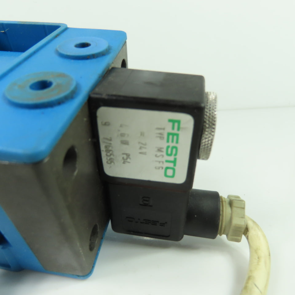 Festo MFHE-3-1/4-B Pneumatic Solenoid Valve 1/4" NPT 145PSI 10Bar 24V
