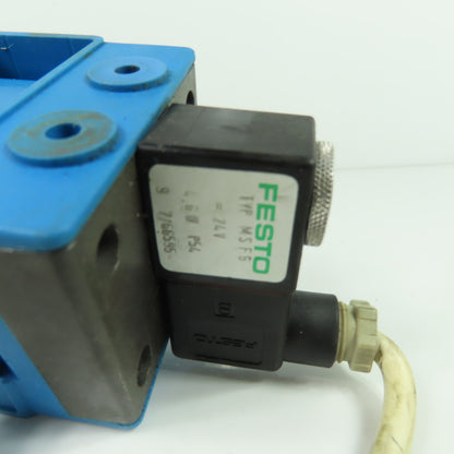 Festo MFHE-3-1/4-B Pneumatic Solenoid Valve 1/4" NPT 145PSI 10Bar 24V