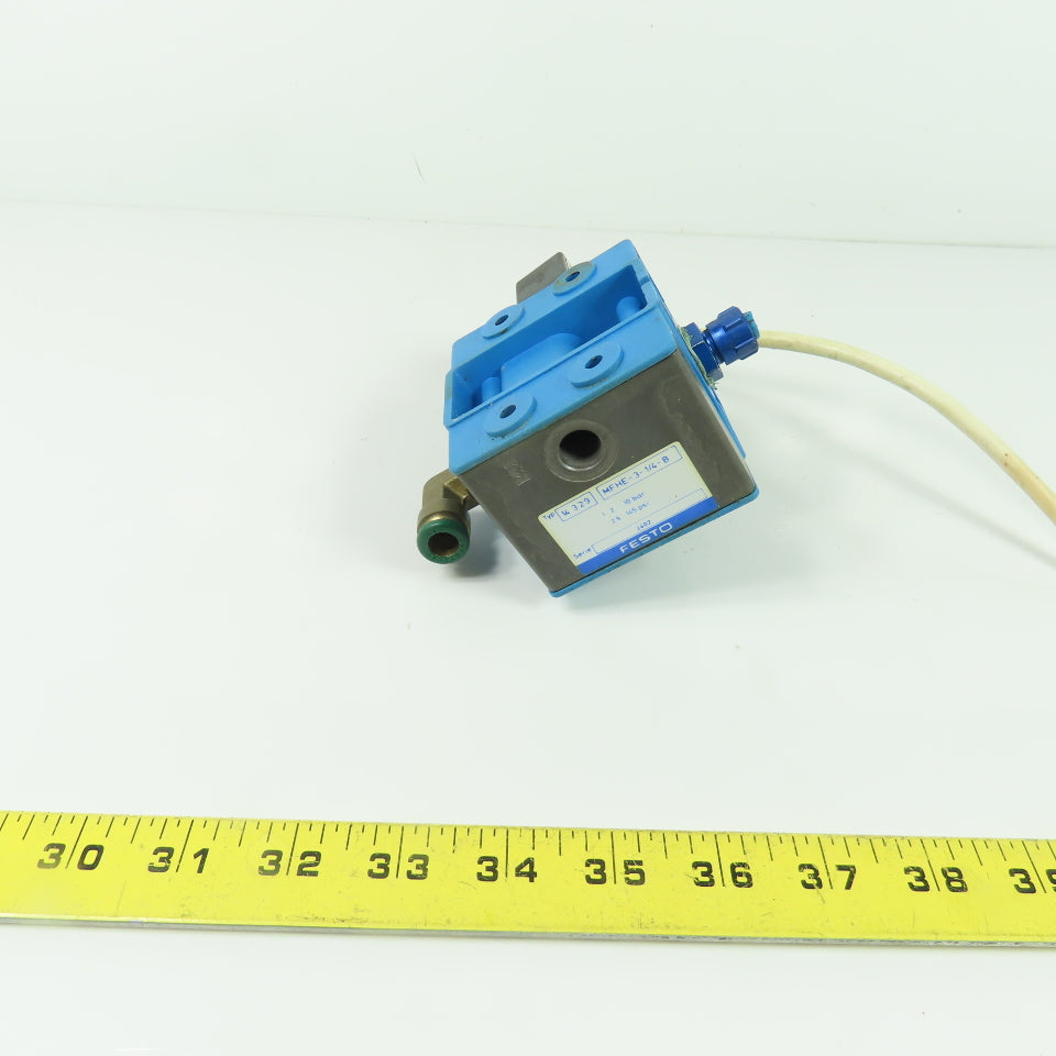 Festo MFHE-3-1/4-B Pneumatic Solenoid Valve 1/4" NPT 145PSI 10Bar 24V