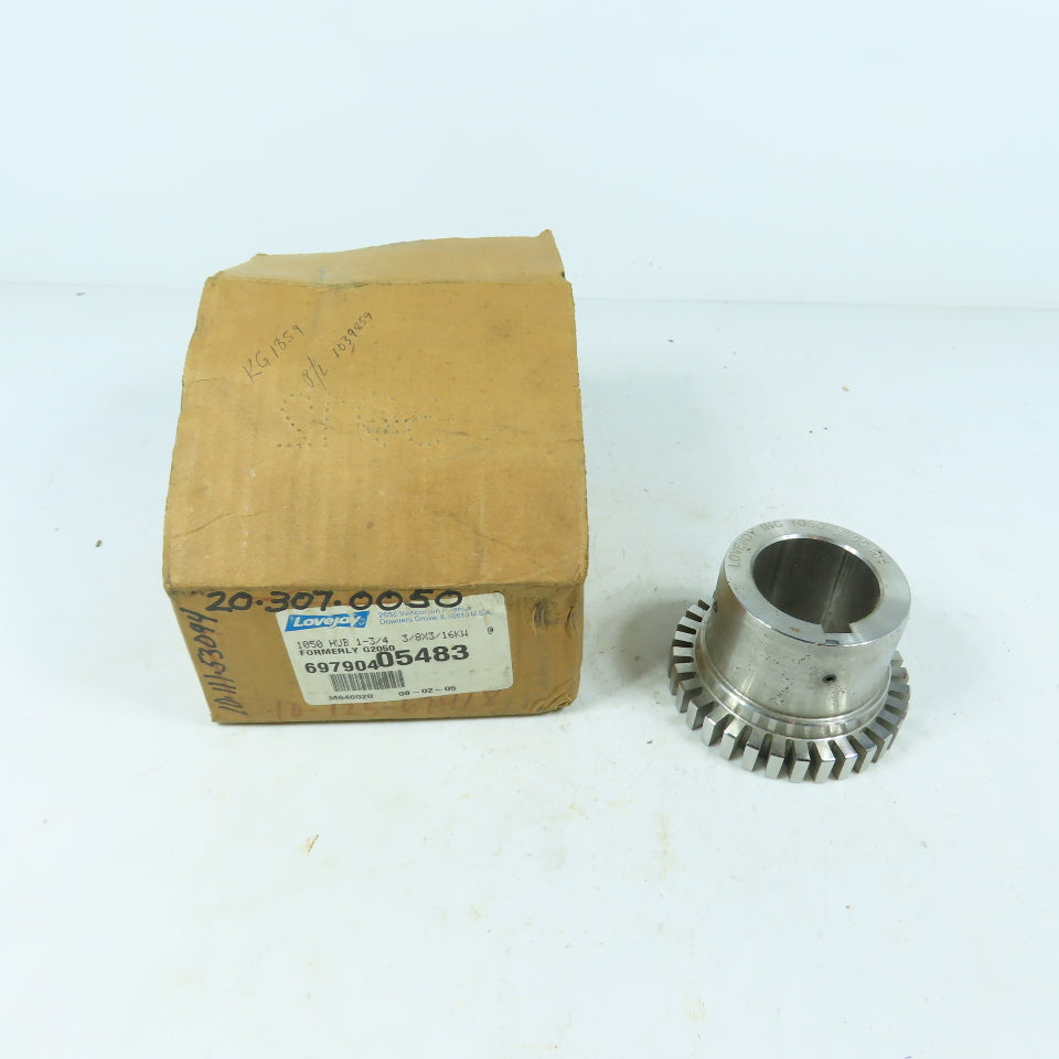 Lovejoy 1050 Grid Coupling Hub Size 1050 1-3/4" Bore 3/8" Keyway