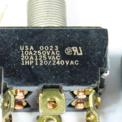 Eaton Cutler Hammer DPDT Toggle 20A 125V Heavy Duty DPDT Toggle Switch Lot of 4