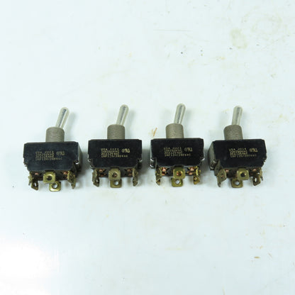 Eaton Cutler Hammer DPDT Toggle 20A 125V Heavy Duty DPDT Toggle Switch Lot of 4