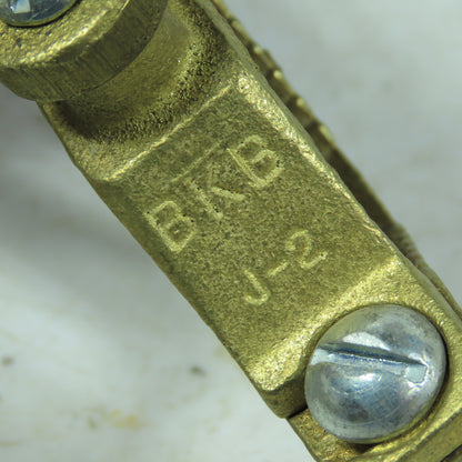 BKB J-2 Bronze Pipe Ground Clamp J-2 Direct Burial 1-1/4-2" Lot of 3