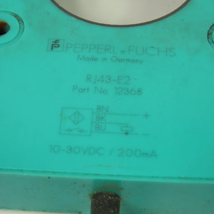 Pepperl+Fuchs RJ43-E2 Inductive Ring Sensor 10-30VDC 200mA
