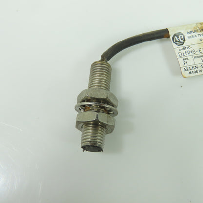 Allen Bradley D1NN8-E2 Inductive Proximity Sensor Ser A Rev A 1.5mm