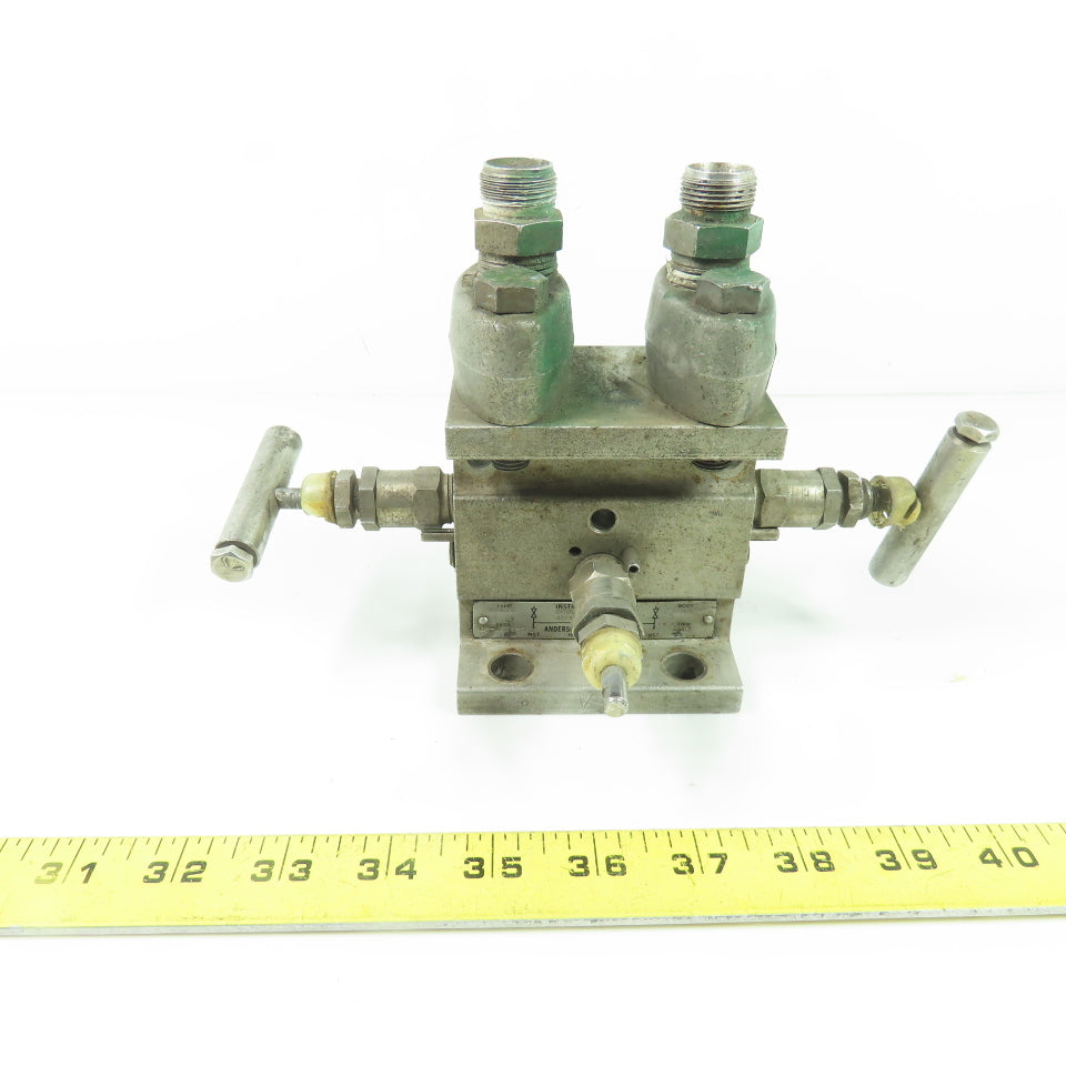 Anderson M4AVS Stainless steel 3-Way Manifold Valve