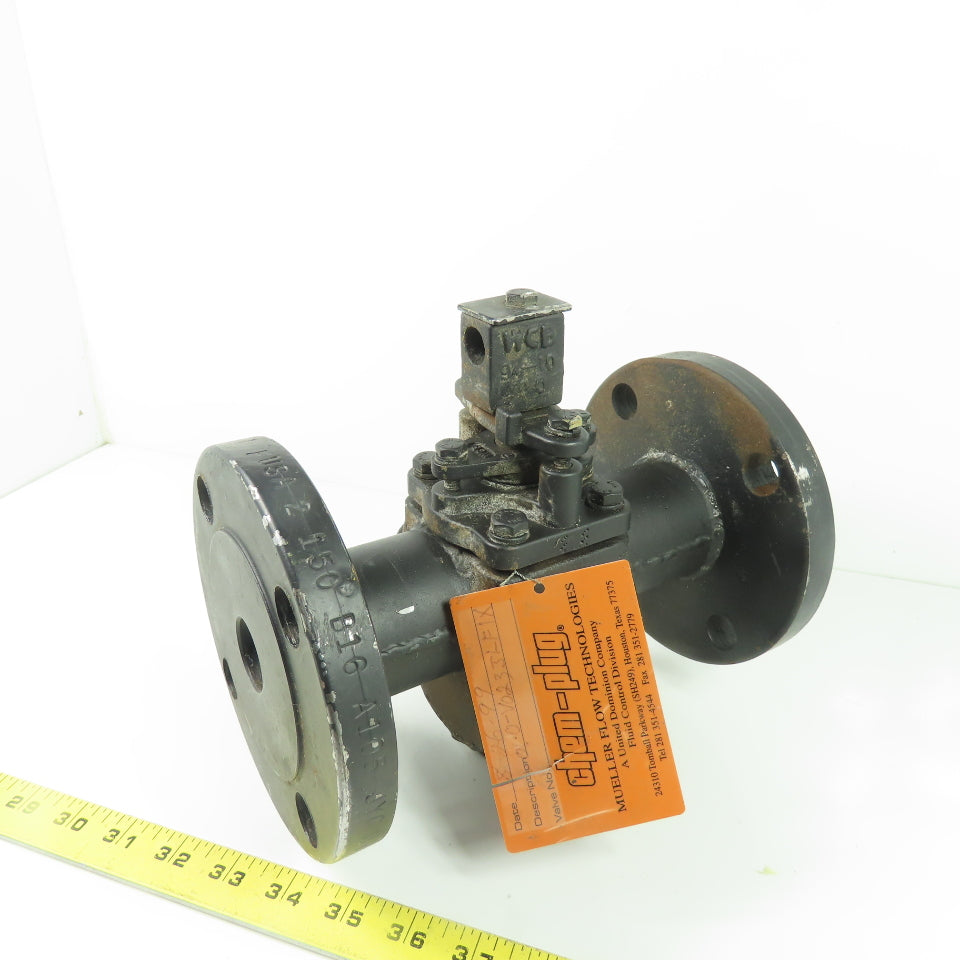 Chem-Plug Mueller 01.0-V0235LF1X 1" x 1/2"NPT Jacketed Sleeve Plug Valve