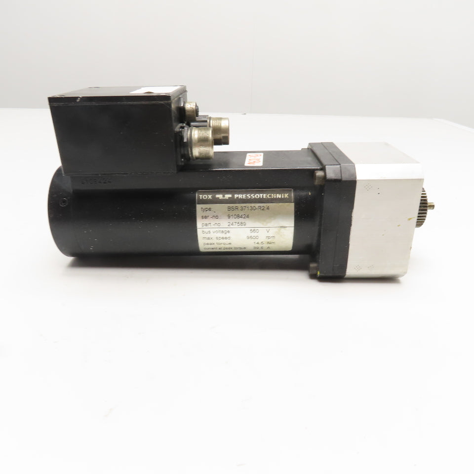 TOX Pressotechnik BSR 37130-R2.4 Servo Motor 560V 9500RPM 14.5Nm