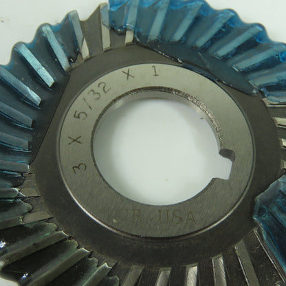 3" x 5/32" x 1" UB Straight Tooth Side Milling Cutter Lot Of 2