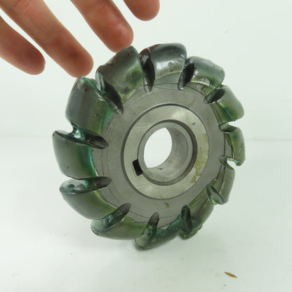 4-1/4" OD x 1" x 1" Bore Straight Tooth Side Milling Cutter