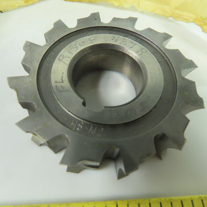 F&D 5/16" x 2-3/4" x 1" 12- Tooth Milling Cutter HS-M2