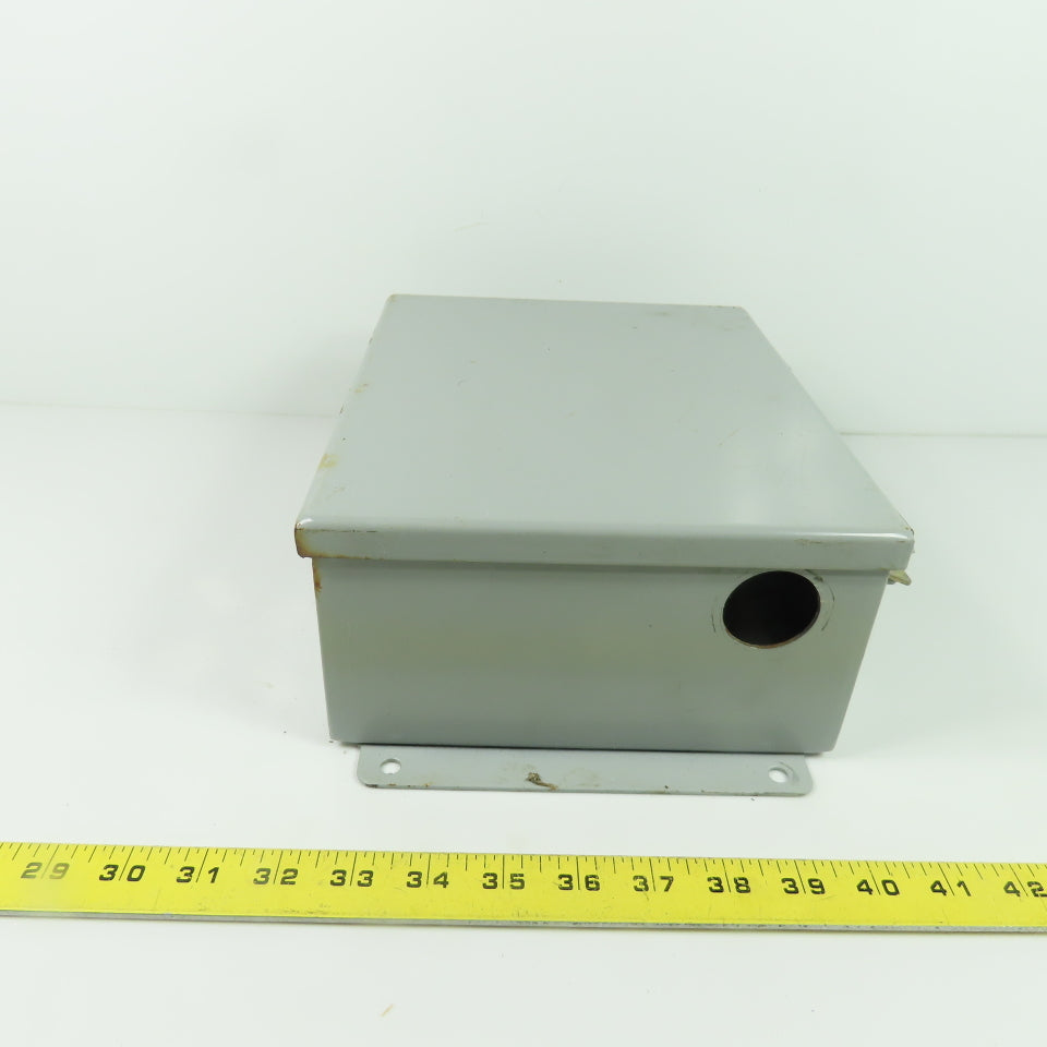 Weigmann B100804CH 10" x 8" x 4" Electrical Enclosure Type 12,13 W/ Backplate