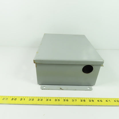 Weigmann B100804CH 10" x 8" x 4" Electrical Enclosure Type 12,13 W/ Backplate