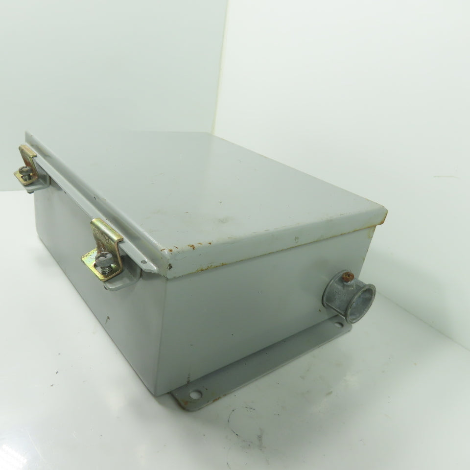 Weigmann B100804CH 10" x 8" x 4" Electrical Enclosure Type 12,13 W/ Backplate