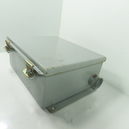 Weigmann B100804CH 10" x 8" x 4" Electrical Enclosure Type 12,13 W/ Backplate