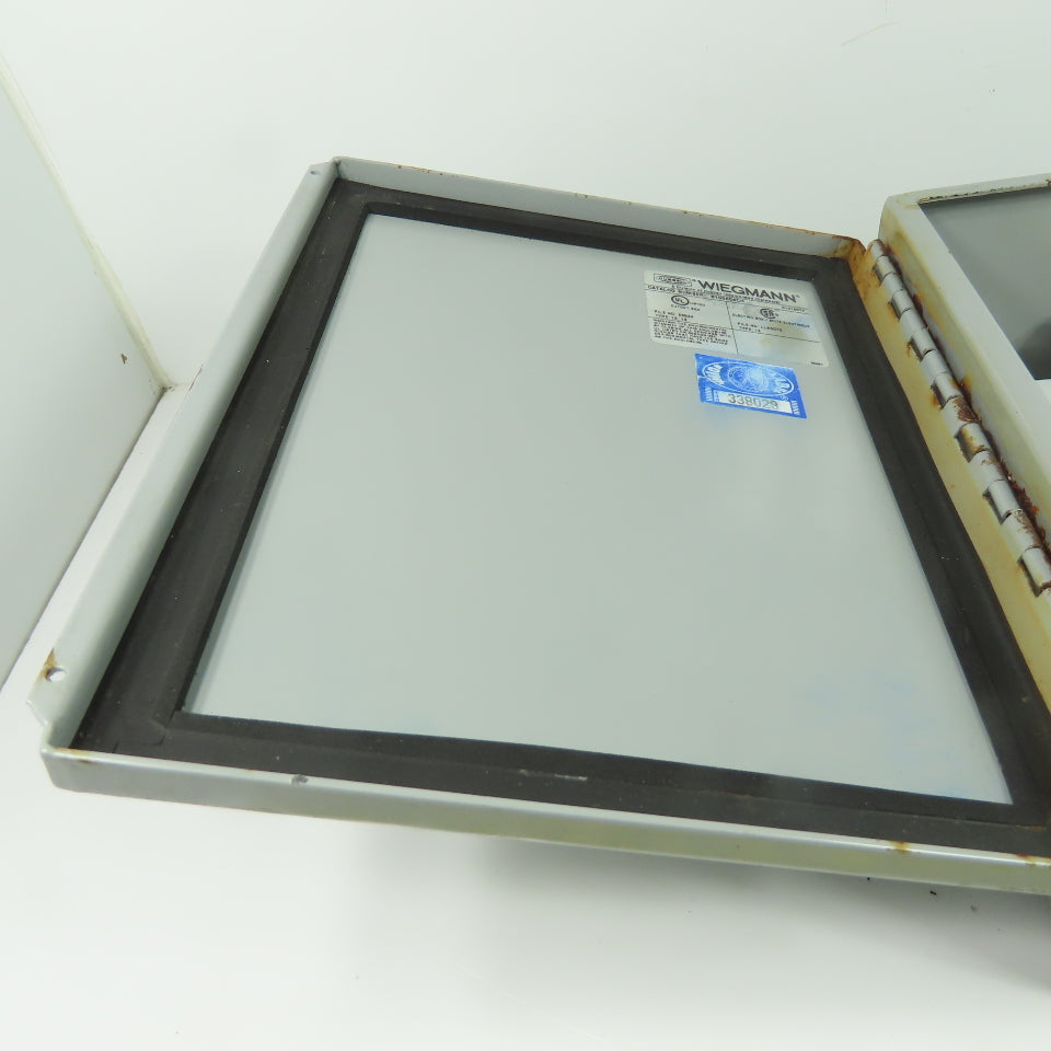 Weigmann B100804CH 10" x 8" x 4" Electrical Enclosure Type 12,13 W/ Backplate
