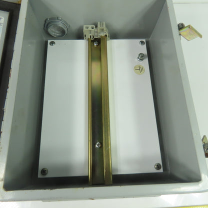 Weigmann B100804CH 10" x 8" x 4" Electrical Enclosure Type 12,13 W/ Backplate