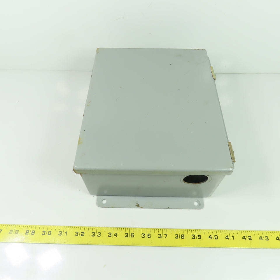 Weigmann B100804CH 10" x 8" x 4" Electrical Enclosure Type 12,13 W/ Backplate