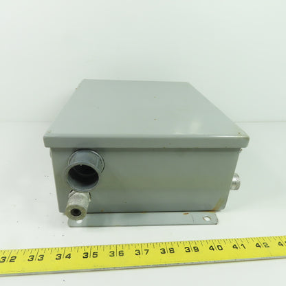 Wiegmann 10" x 8" x 4" Electrical Enclosure Type 12,13 W/ Backplate