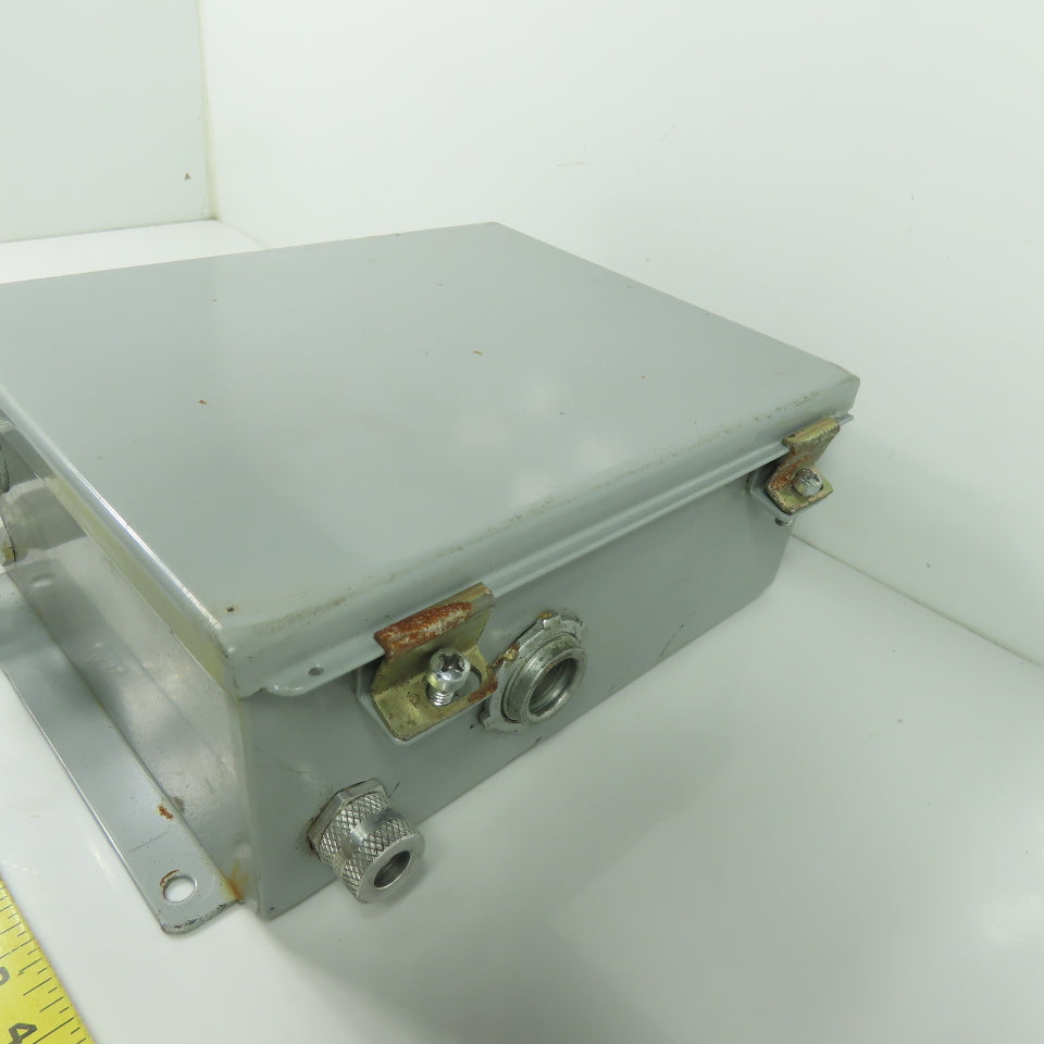Wiegmann 10" x 8" x 4" Electrical Enclosure Type 12,13 W/ Backplate