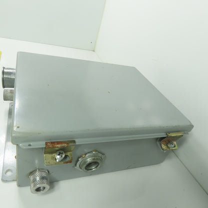 Wiegmann 10" x 8" x 4" Electrical Enclosure Type 12,13 W/ Backplate