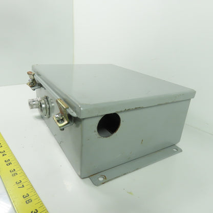 Wiegmann 10" x 8" x 4" Electrical Enclosure Type 12,13 W/ Backplate