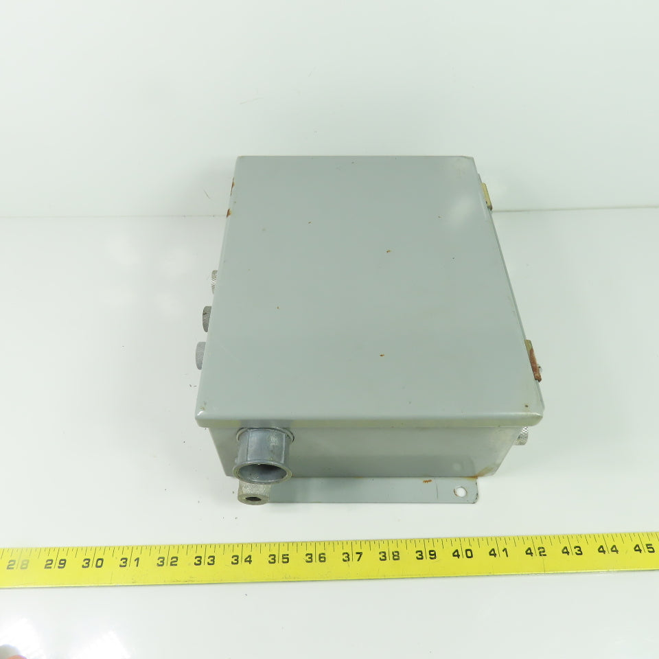 Wiegmann 10" x 8" x 4" Electrical Enclosure Type 12,13 W/ Backplate