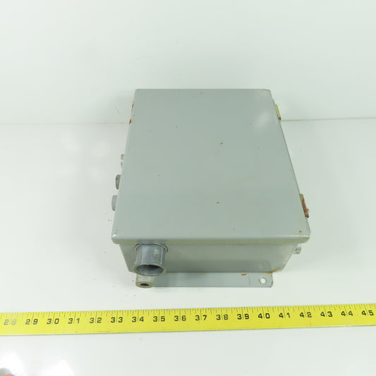 Wiegmann 10" x 8" x 4" Electrical Enclosure Type 12,13 W/ Backplate