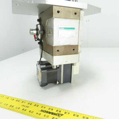 CKD PPIX063-004015SRS1-X012358 Mechanical Indexer Cam Gear Assembly W/ DC Motor