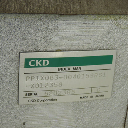 CKD PPIX063-004015SRS1-X012358 Mechanical Indexer Cam Gear Assembly W/ DC Motor