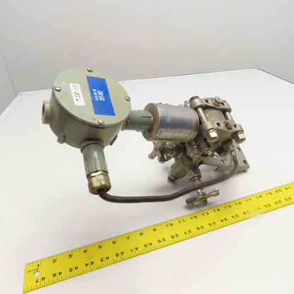 Gould PD3000-200 Flow Transmitter 3 Way Stainless Steel Manifold 1/2" NPT