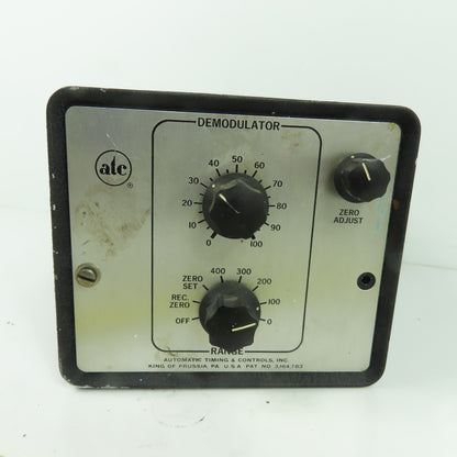 ATC Automatic Timing & Controls Demodulator Unit 0-100 0-400 Range