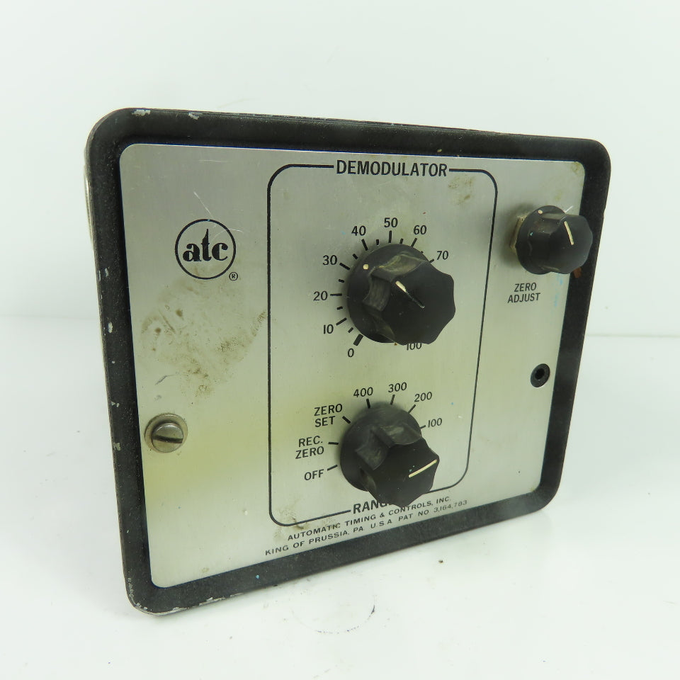 ATC Automatic Timing & Controls Demodulator Unit 0-100 0-400 Range