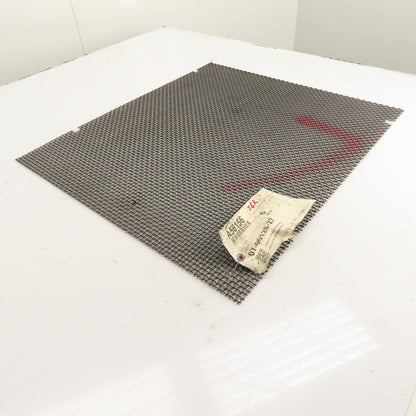 Steel Screen Fines Wire Mesh 26" x 23-1/8" 3/16" Openings 3/32" Thick