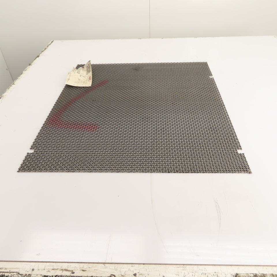 Steel Screen Fines Wire Mesh 26" x 23-1/8" 3/16" Openings 3/32" Thick