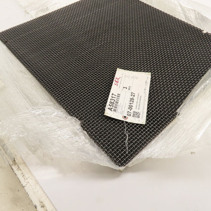 Steel Screen Fines Wire Mesh 26" x 23-1/8" 3/16" Openings 3/32" Thick Lot Of 3