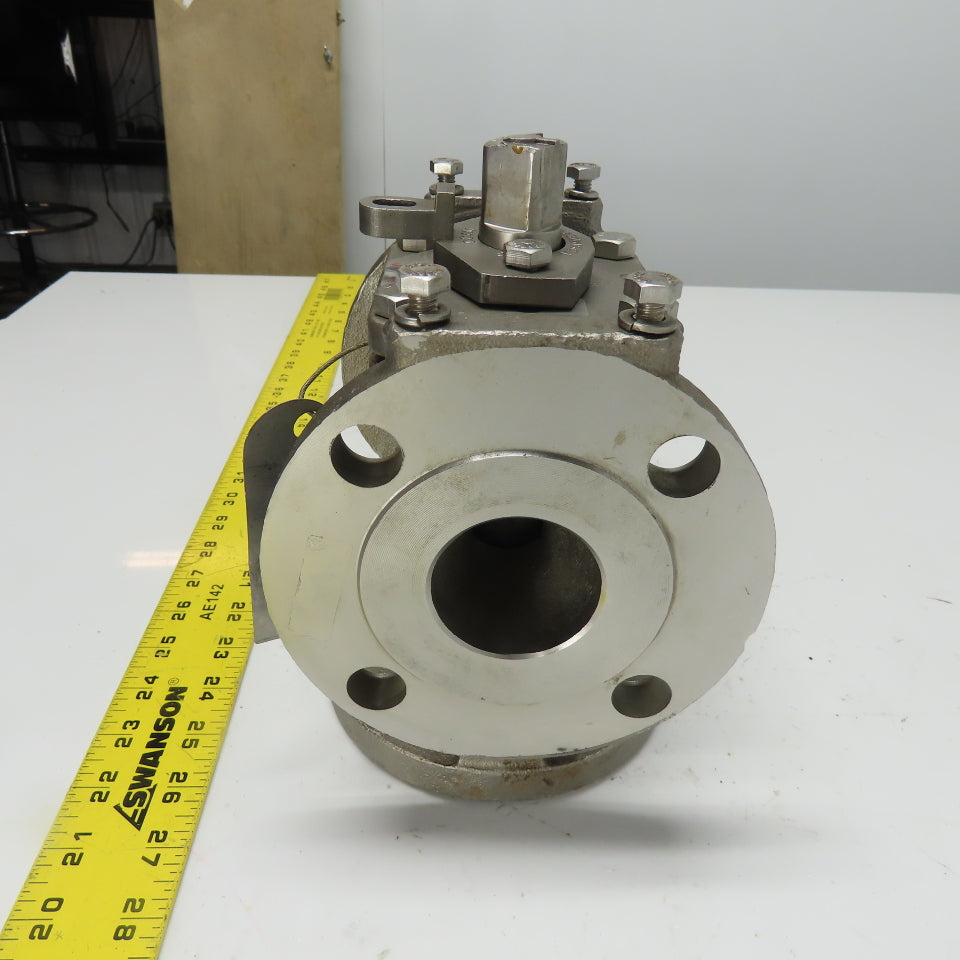 Flowserve 2-MG4-11D-0T9M1GA 2" Stainless Steel Industrial Plug Valve CF8M