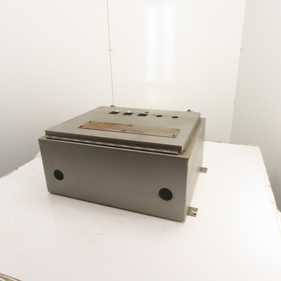 Hoffman A-242010LP Electrical Enclosure 24" x 20" x 10" W/Backplate NEMA 12/13