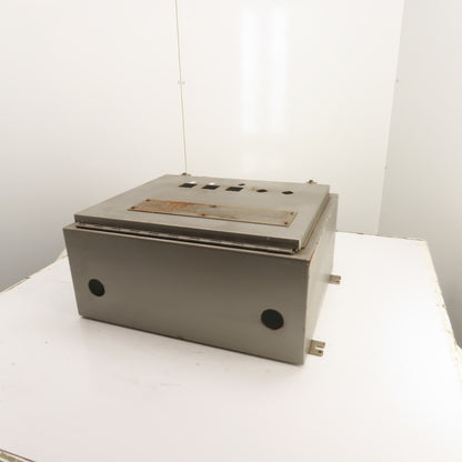 Hoffman A-242010LP Electrical Enclosure 24" x 20" x 10" W/Backplate NEMA 12/13