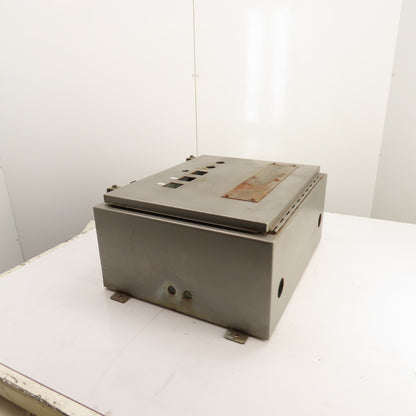 Hoffman A-242010LP Electrical Enclosure 24" x 20" x 10" W/Backplate NEMA 12/13
