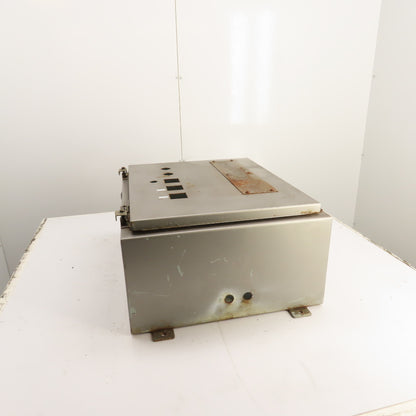 Hoffman A-242010LP Electrical Enclosure 24" x 20" x 10" W/Backplate NEMA 12/13