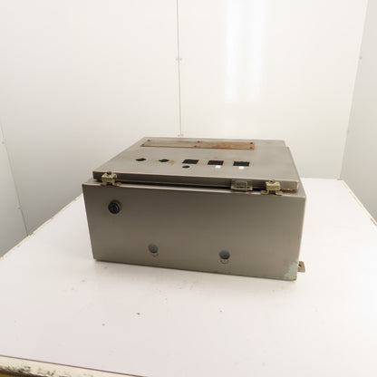 Hoffman A-242010LP Electrical Enclosure 24" x 20" x 10" W/Backplate NEMA 12/13