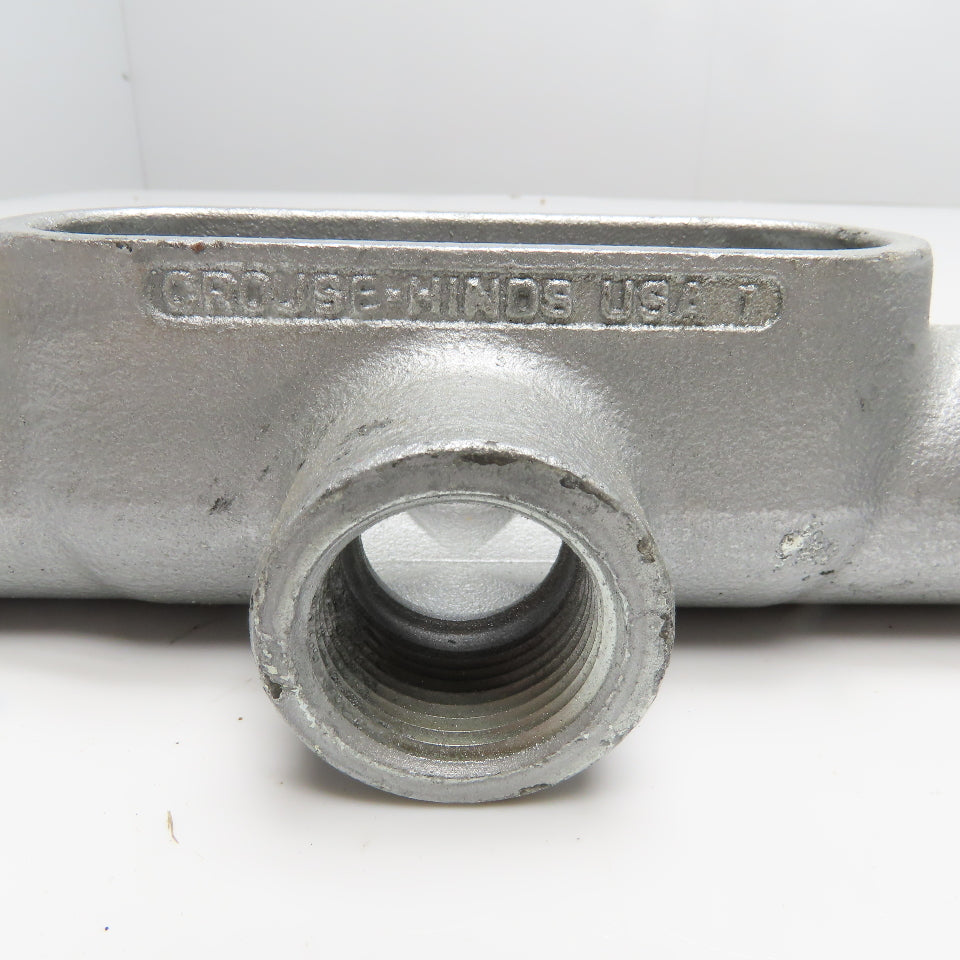 Crouse Hinds X37 1" Threaded Conduit Body Cross Conduilet Lot Of 2