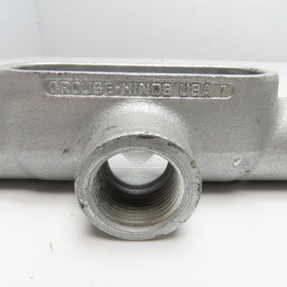 Crouse Hinds X37 1" Threaded Conduit Body Cross Conduilet Lot Of 2