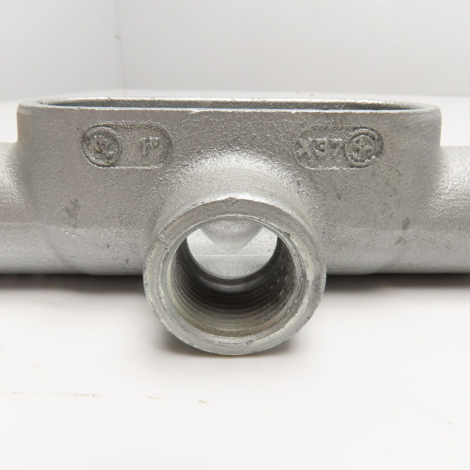 Crouse Hinds X37 1" Threaded Conduit Body Cross Conduilet Lot Of 2