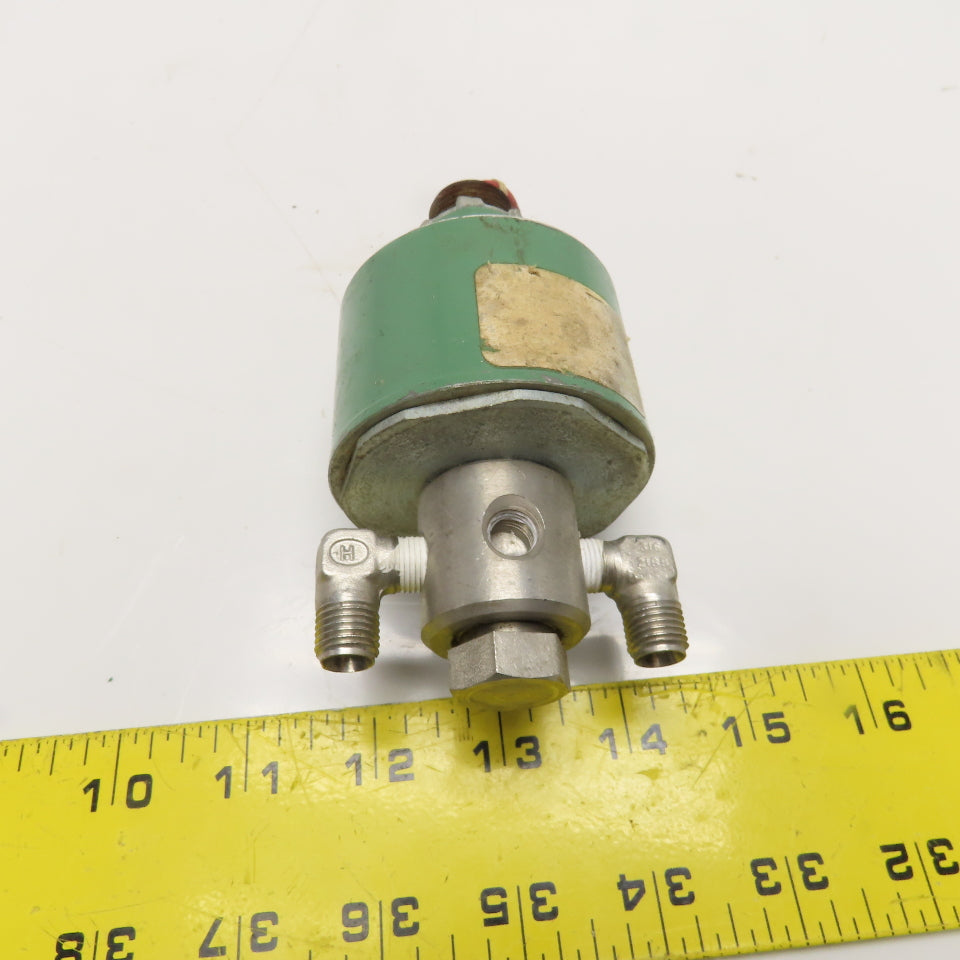 Asco 8320A42 1/8" NPT Solenoid Valve 110/120V 100PSI WOG