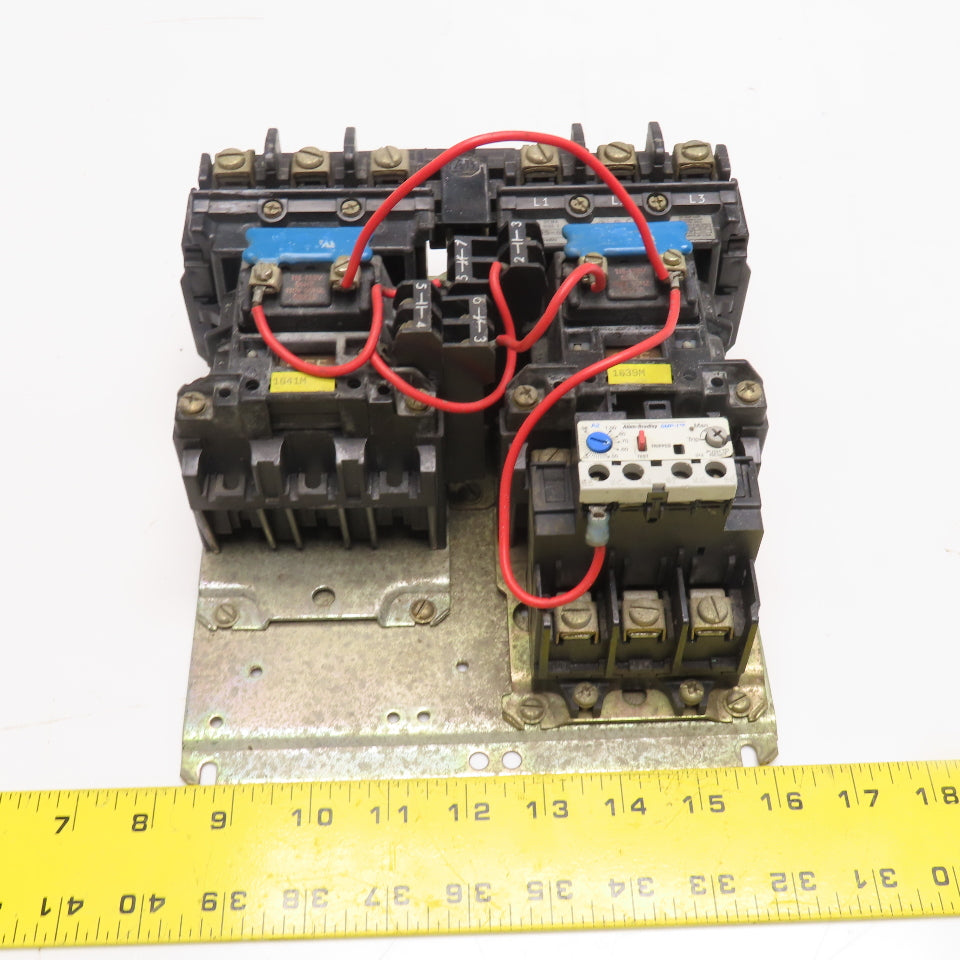 Allen Bradley 505-BOD-A2C Size 1 Reversing Starter 600V Max 115V Coil